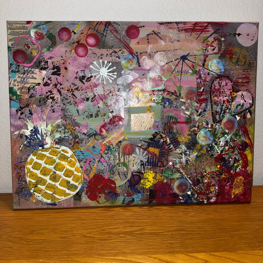 Abstract Multicolor Canvas Art